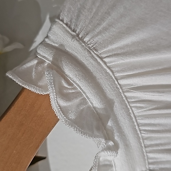 Culture Code Women's White Ruffled Neck Blouse Top Size XL - Picture 6 of 6